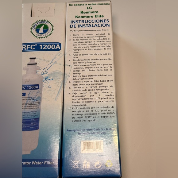 One purify RFC 1200 A Refrigerator Replacement Filter. - Picture 2 of 3